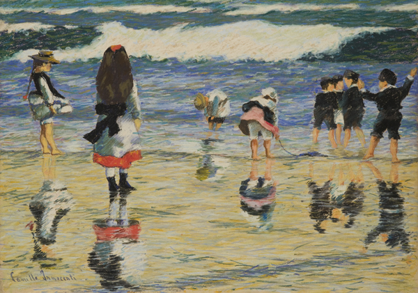 Bambini in riva al mare