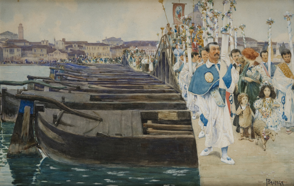 Venezia, la processione nel giorno della Festa del Redentore