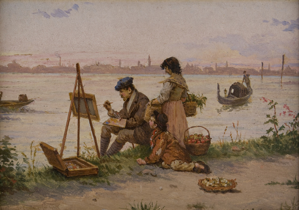 Venezia, pittore in laguna