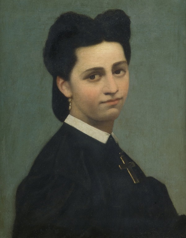 Ritratto di giovane donna in nero