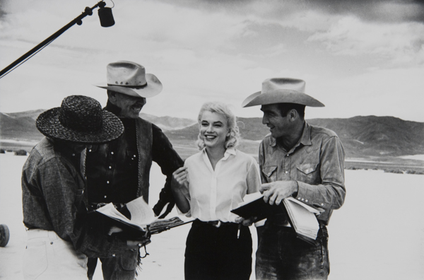 Marilyn Monroe, Clark Gable, Angela Allen and Montgomery Clift “The Misfits”, 1961