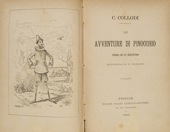 Le avventure di Pinocchio. Storia di un burattino - Libri, Autografi e  Stampe – Asta 88 - Minerva Auctions