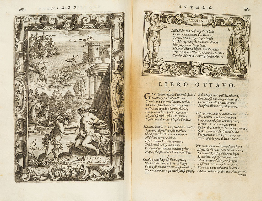Ovidio Nasone Le metamorfosi di Ovidio ridotte da M. Gio. Andrea  dall'Anguillara in ottava rima - Libri, Autografi e Stampe – Asta 116 -  Minerva Auctions