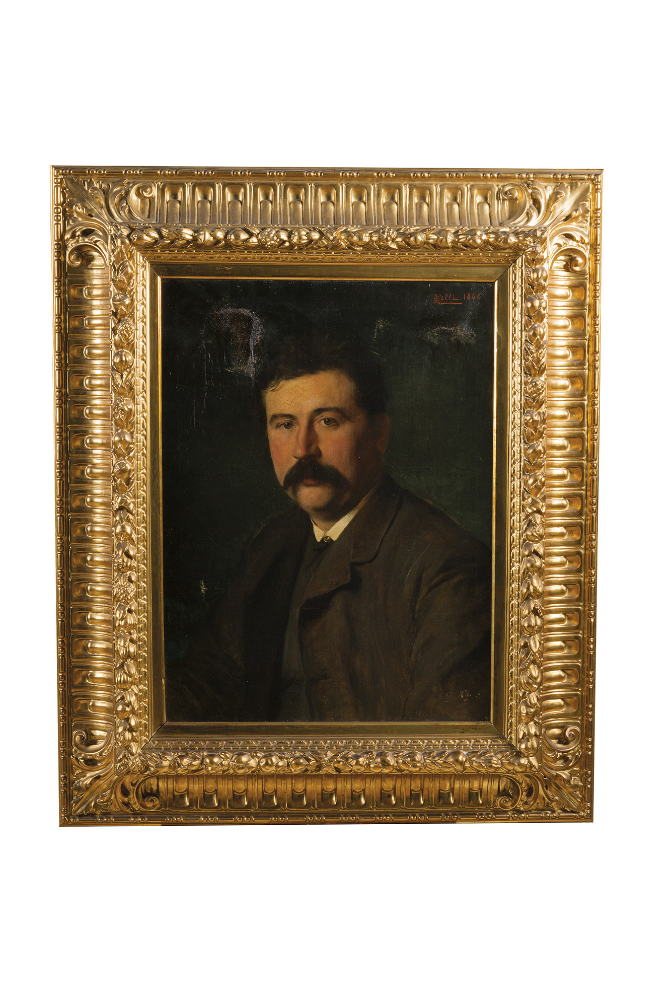 Ritratto di uomo con baffi, 1886