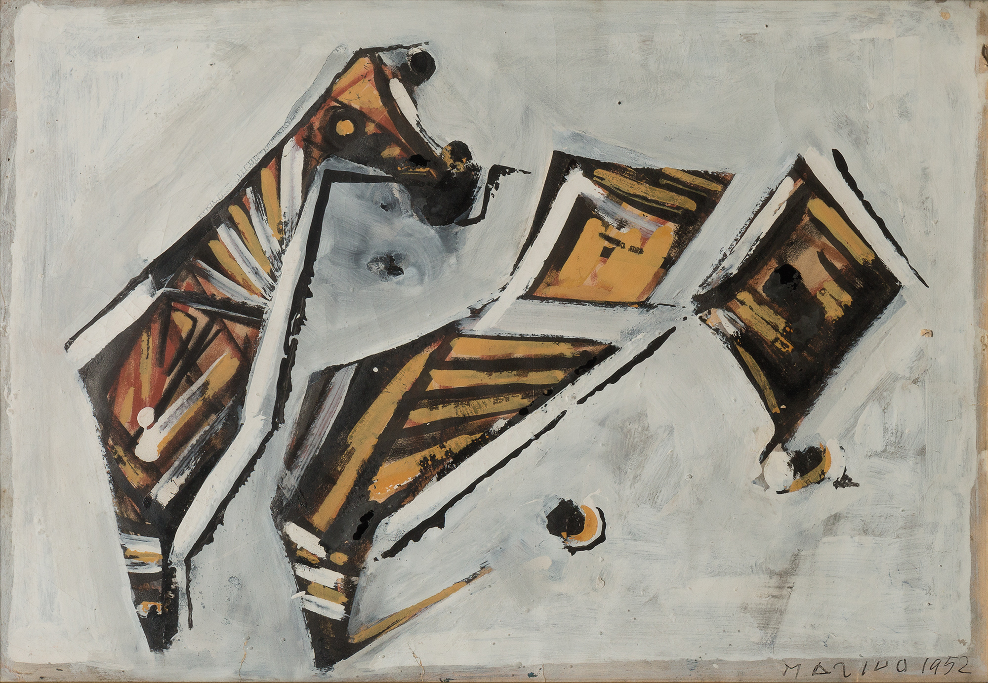 Cavallo a sezioni, 1952