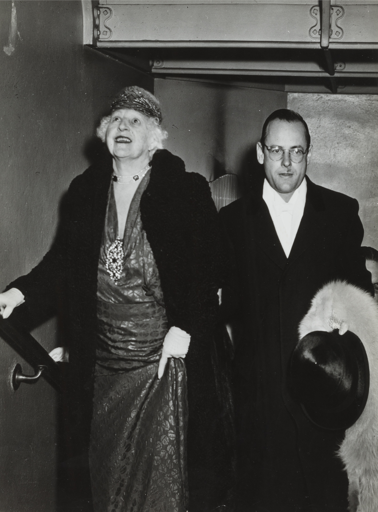 Grace Wilson Vanderbilt At the Met, ca. 1940