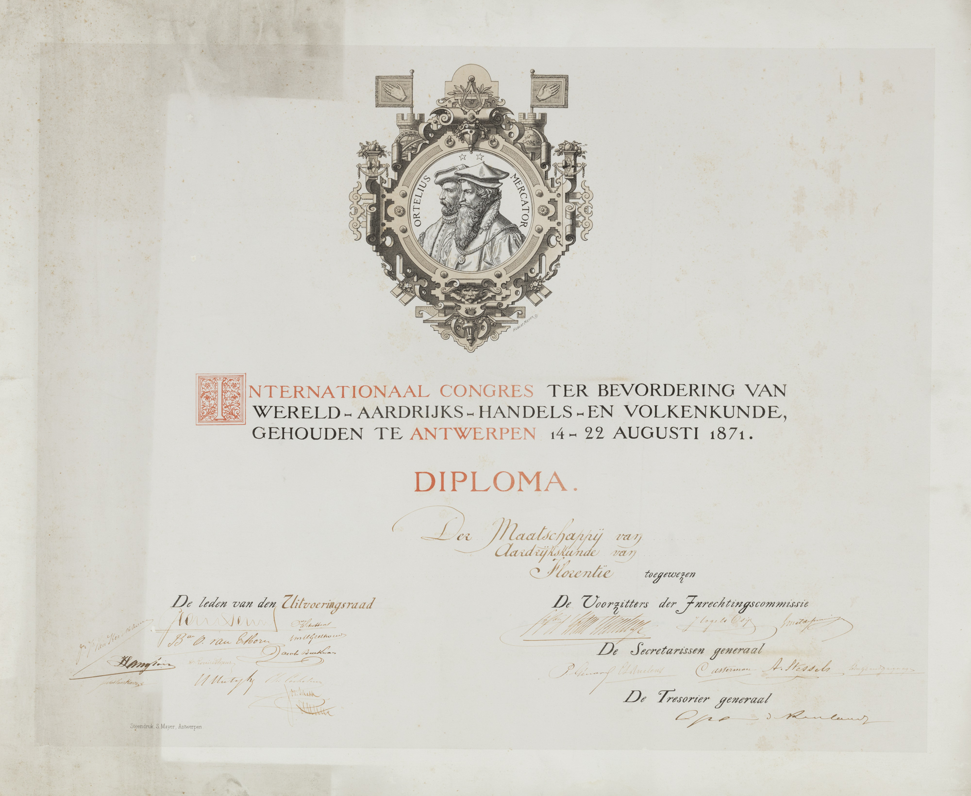 Diploma di Medaglia d’oro